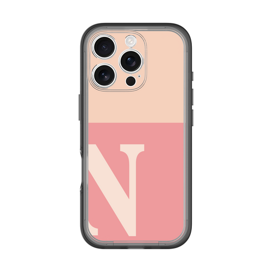 Slim Protection Premium Case［ オリジナル - initial two tone - N pink ］