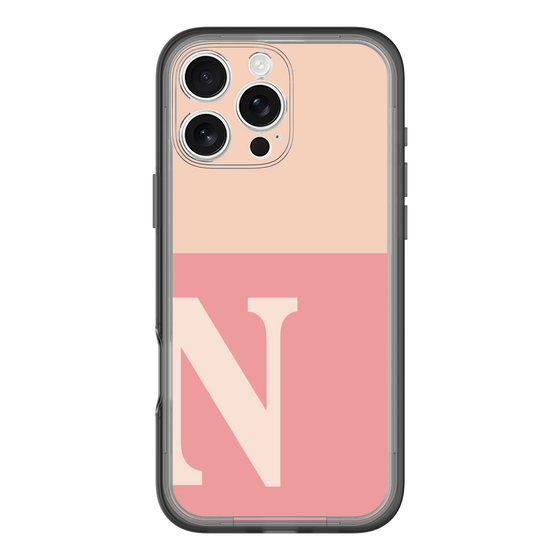 Slim Protection Premium Case［ オリジナル - initial two tone - N pink ］