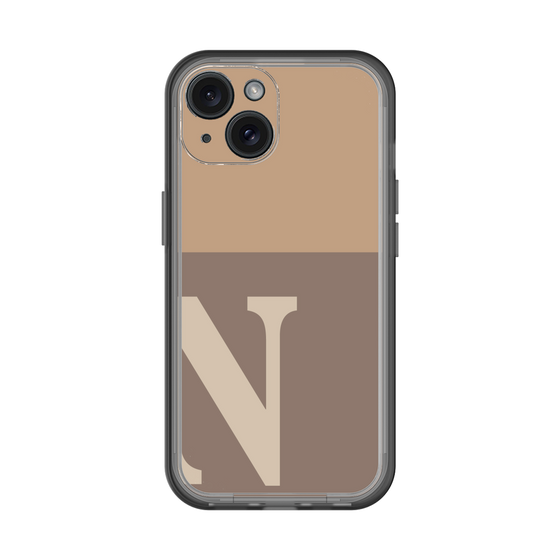 Slim Protection Premium Case［ オリジナル - initial two tone - N brown ］