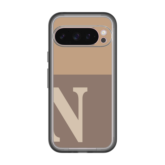 Slim Protection Premium Case［ オリジナル - initial two tone - N brown ］