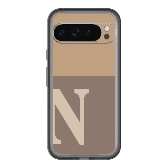 Slim Protection Premium Case［ オリジナル - initial two tone - N brown ］