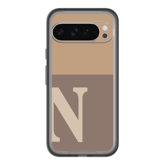 Slim Protection Premium Case［ オリジナル - initial two tone - N brown ］