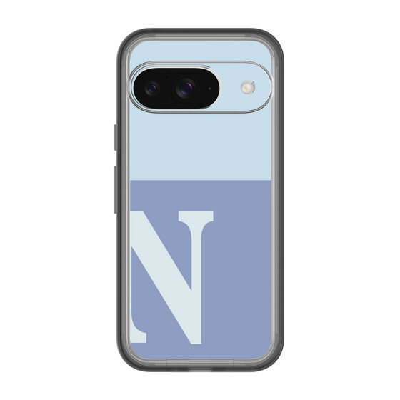 Slim Protection Premium Case［ オリジナル - initial two tone - N blue ］