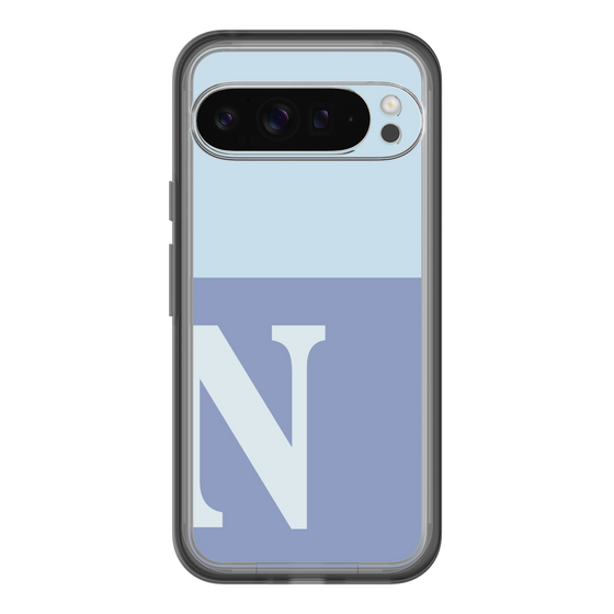 Slim Protection Premium Case［ オリジナル - initial two tone - N blue ］