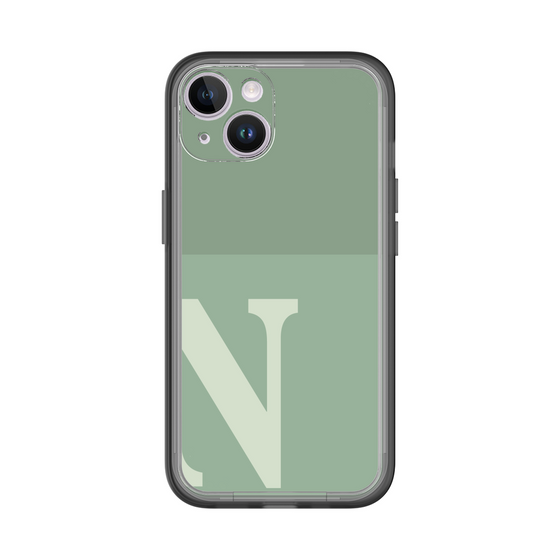 Slim Protection Premium Case［ オリジナル - initial two tone - N green ］