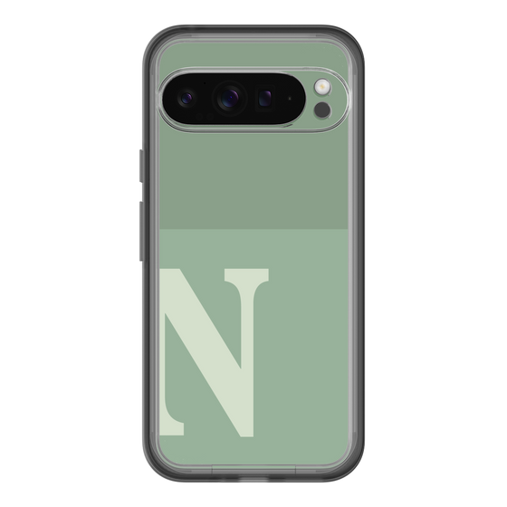 Slim Protection Premium Case［ オリジナル - initial two tone - N green ］