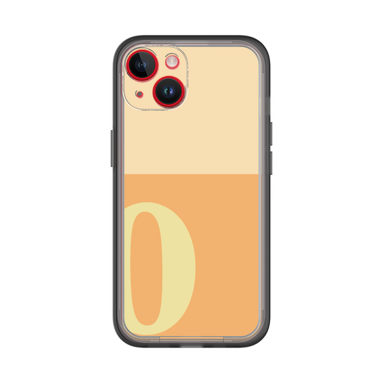 Slim Protection Premium Case［ オリジナル - initial two tone - O orange ］