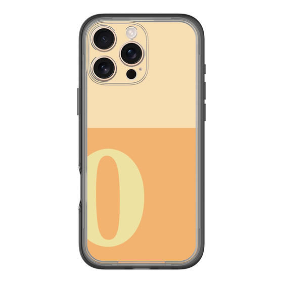 Slim Protection Premium Case［ オリジナル - initial two tone - O orange ］