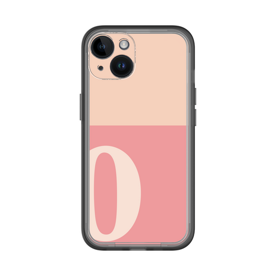 Slim Protection Premium Case［ オリジナル - initial two tone - O pink ］