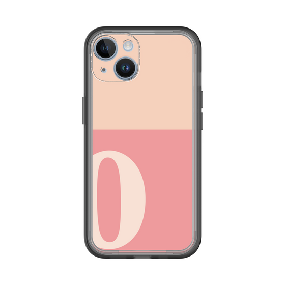 Slim Protection Premium Case［ オリジナル - initial two tone - O pink ］