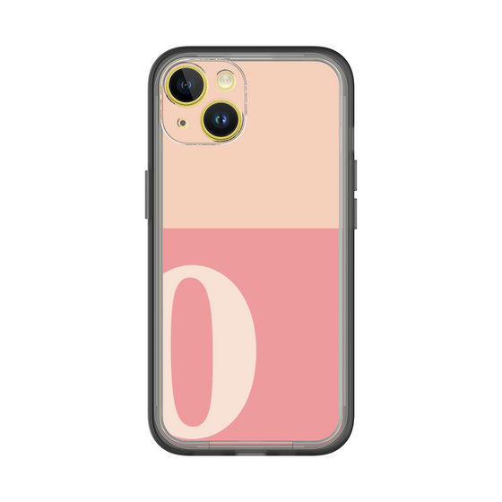 Slim Protection Premium Case［ オリジナル - initial two tone - O pink ］