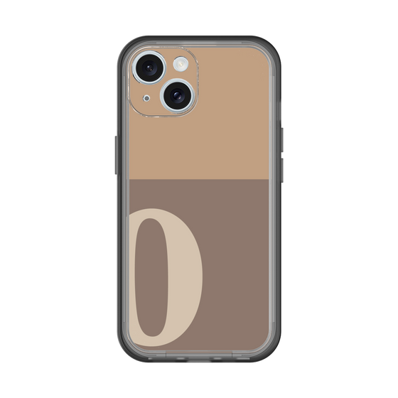 Slim Protection Premium Case［ オリジナル - initial two tone - O brown ］