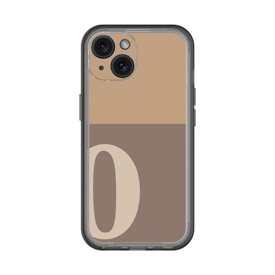 Slim Protection Premium Case［ オリジナル - initial two tone - O brown ］