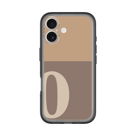 Slim Protection Premium Case［ オリジナル - initial two tone - O brown ］