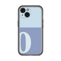 Slim Protection Premium Case［ オリジナル - initial two tone - O blue ］