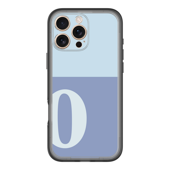 Slim Protection Premium Case［ オリジナル - initial two tone - O blue ］