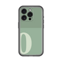 Slim Protection Premium Case［ オリジナル - initial two tone - O green ］
