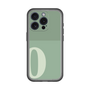 Slim Protection Premium Case［ オリジナル - initial two tone - O green ］