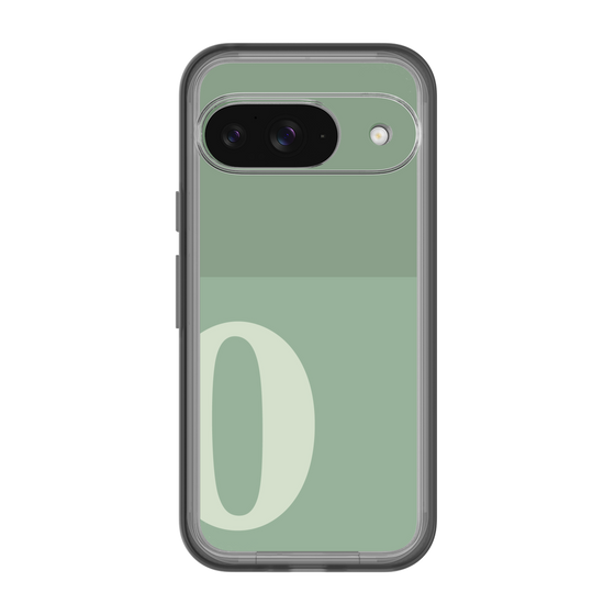 Slim Protection Premium Case［ オリジナル - initial two tone - O green ］