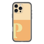 Slim Protection Premium Case［ オリジナル - initial two tone - P orange ］