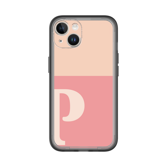 Slim Protection Premium Case［ オリジナル - initial two tone - P pink ］