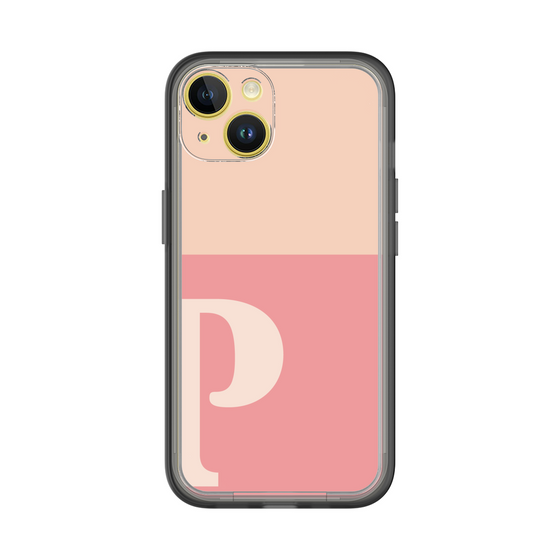 Slim Protection Premium Case［ オリジナル - initial two tone - P pink ］