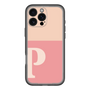 Slim Protection Premium Case［ オリジナル - initial two tone - P pink ］