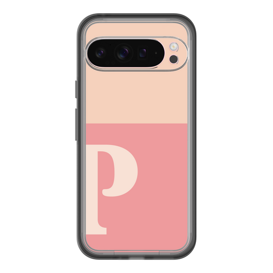 Slim Protection Premium Case［ オリジナル - initial two tone - P pink ］