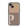 Slim Protection Premium Case［ オリジナル - initial two tone - P brown ］