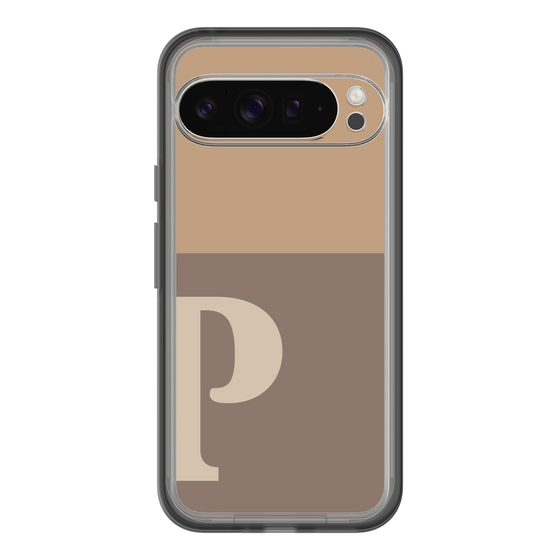 Slim Protection Premium Case［ オリジナル - initial two tone - P brown ］
