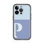 Slim Protection Premium Case［ オリジナル - initial two tone - P blue ］