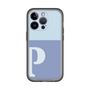 Slim Protection Premium Case［ オリジナル - initial two tone - P blue ］