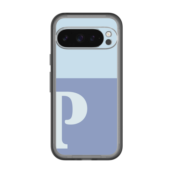 Slim Protection Premium Case［ オリジナル - initial two tone - P blue ］