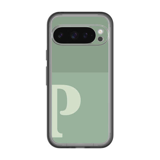 Slim Protection Premium Case［ オリジナル - initial two tone - P green ］