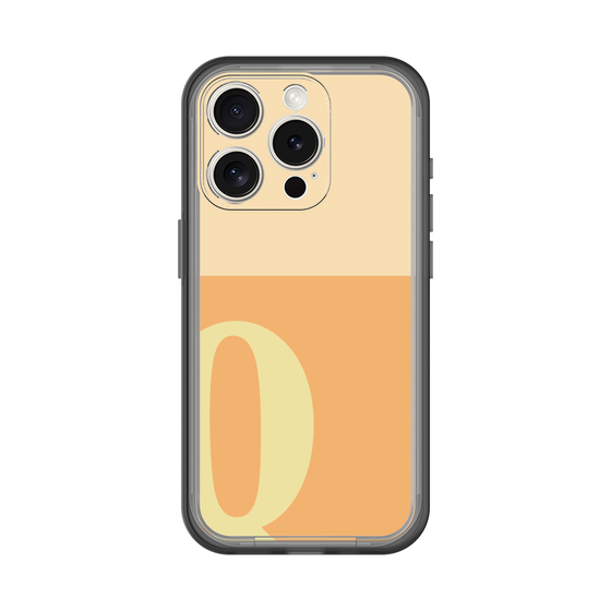 Slim Protection Premium Case［ オリジナル - initial two tone - Q orange ］