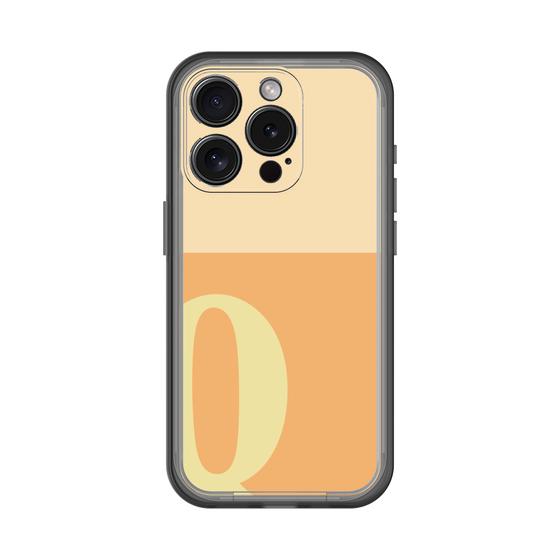 Slim Protection Premium Case［ オリジナル - initial two tone - Q orange ］