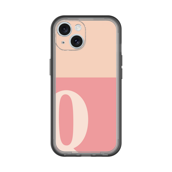 Slim Protection Premium Case［ オリジナル - initial two tone - Q pink ］