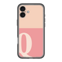 Slim Protection Premium Case［ オリジナル - initial two tone - Q pink ］