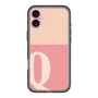 Slim Protection Premium Case［ オリジナル - initial two tone - Q pink ］