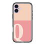Slim Protection Premium Case［ オリジナル - initial two tone - Q pink ］