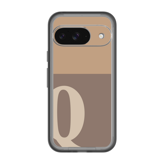 Slim Protection Premium Case［ オリジナル - initial two tone - Q brown ］