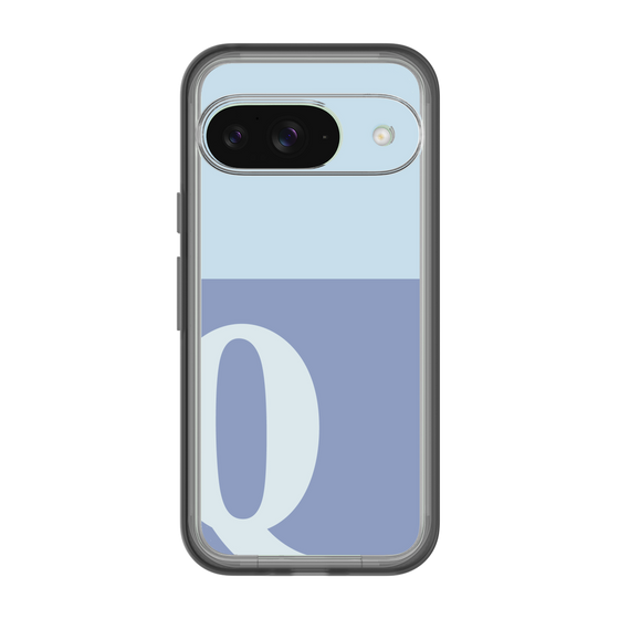 Slim Protection Premium Case［ オリジナル - initial two tone - Q blue ］