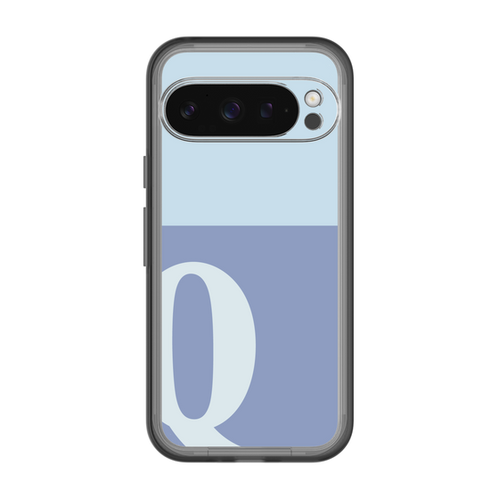 Slim Protection Premium Case［ オリジナル - initial two tone - Q blue ］