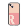 Slim Protection Premium Case［ オリジナル - initial two tone - R pink ］