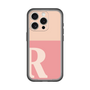 Slim Protection Premium Case［ オリジナル - initial two tone - R pink ］