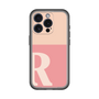 Slim Protection Premium Case［ オリジナル - initial two tone - R pink ］