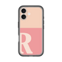 Slim Protection Premium Case［ オリジナル - initial two tone - R pink ］
