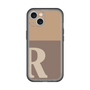 Slim Protection Premium Case［ オリジナル - initial two tone - R brown ］