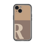Slim Protection Premium Case［ オリジナル - initial two tone - R brown ］