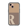 Slim Protection Premium Case［ オリジナル - initial two tone - R brown ］
